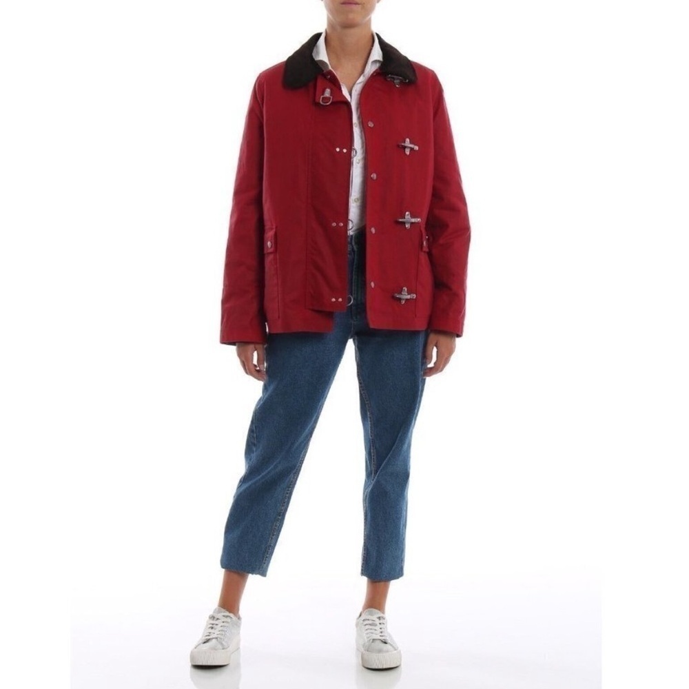 Fay Classic 4 Ganci Red Jacket with removable, reversible lining, Size XXL